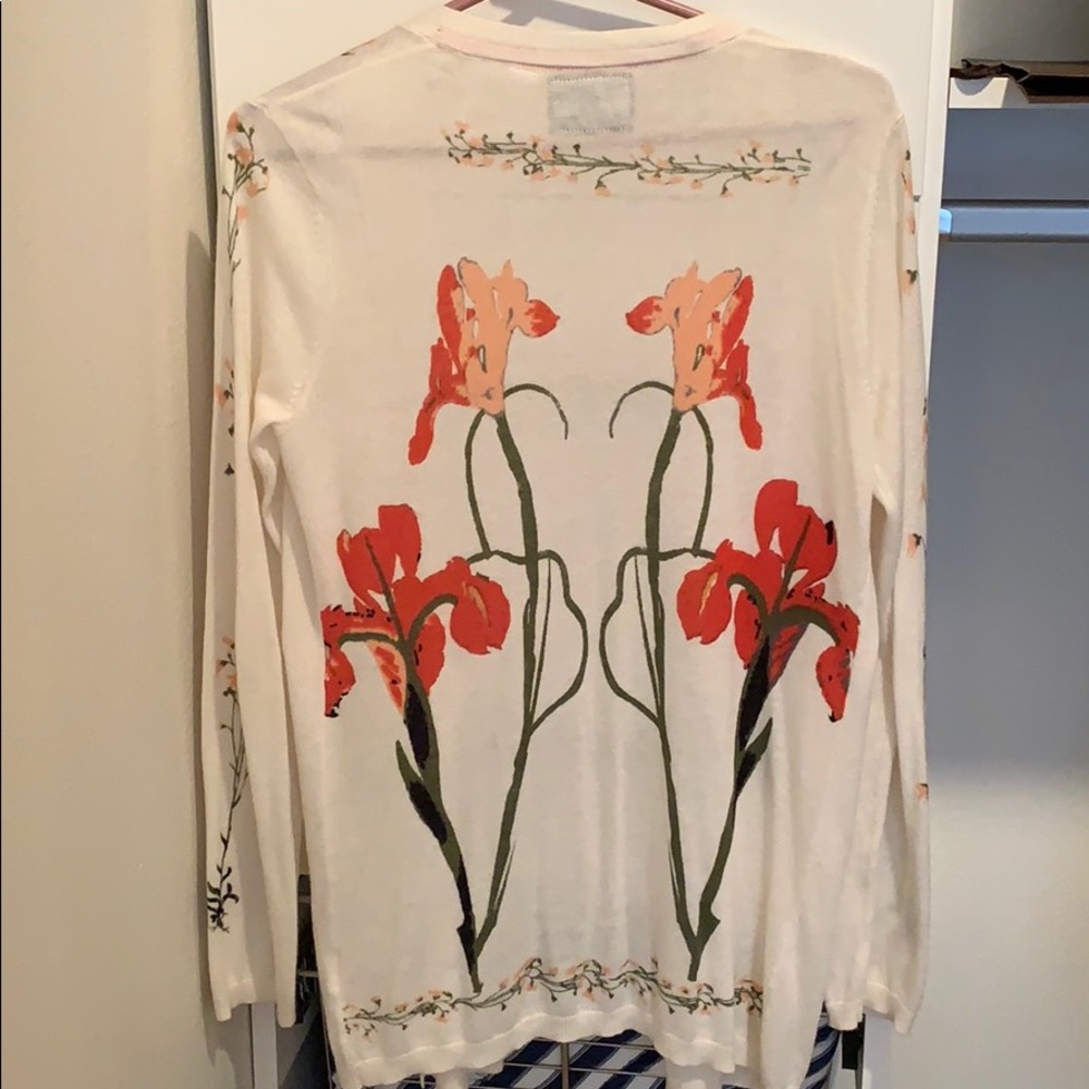 Cardigan Sweater Floral Design 💐